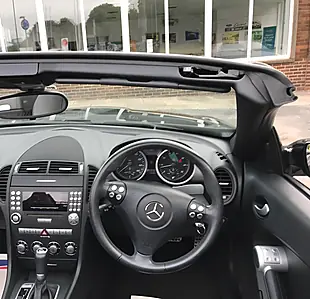Used 2008 Mercedes-Benz Slk Convertible Black - Interior and Exterior details 14