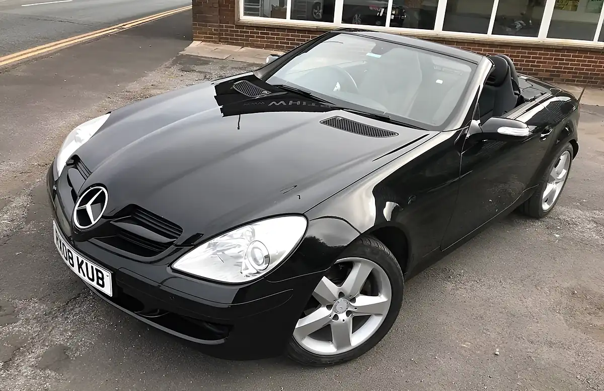 Used 2008 Mercedes-Benz Slk Convertible Black - Interior and Exterior details 15