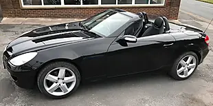 Used 2008 Mercedes-Benz Slk Convertible Black - Interior and Exterior details 16