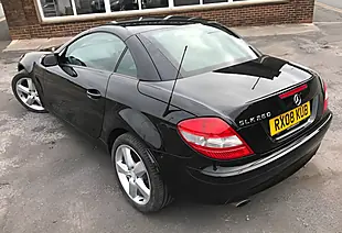 Used 2008 Mercedes-Benz Slk Convertible Black - Interior and Exterior details 17