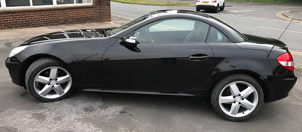 Used 2008 Mercedes-Benz Slk Convertible Black - Interior and Exterior details 18