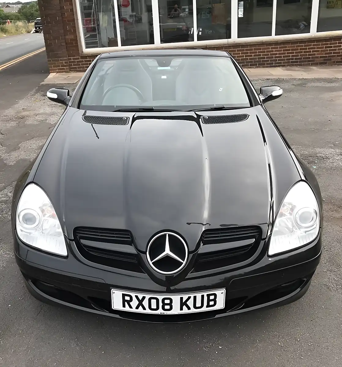 Used 2008 Mercedes-Benz Slk Convertible Black - Interior and Exterior details 19