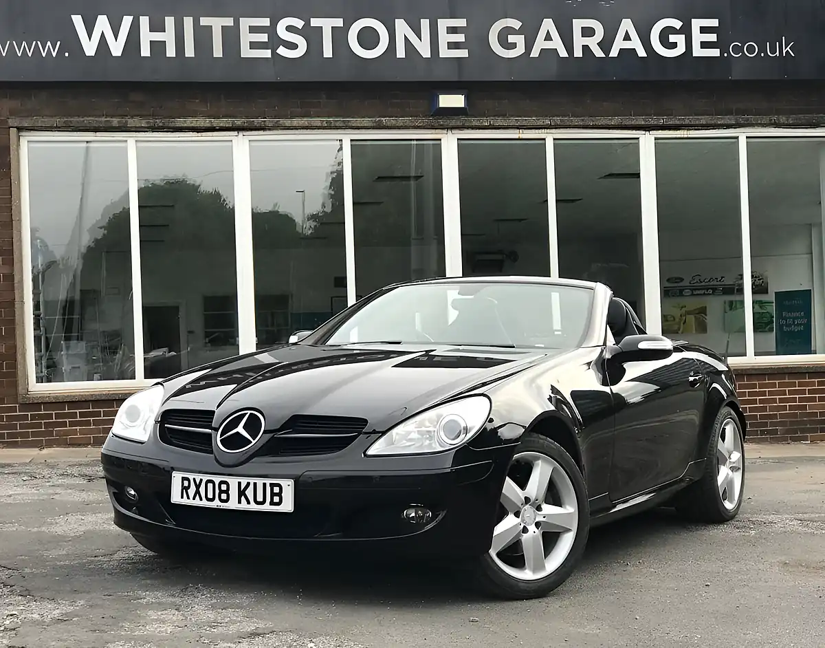 Used 2008 Mercedes-Benz Slk Convertible Black - Interior and Exterior details 2