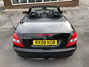 Used 2008 Mercedes-Benz Slk Convertible Black - Interior and Exterior details 20