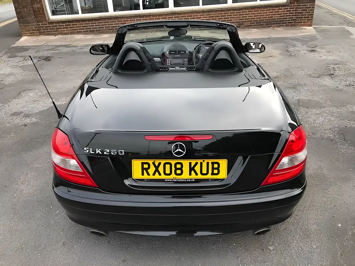 Used 2008 Mercedes-Benz Slk Convertible Black - Interior and Exterior details 20