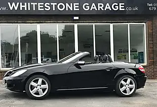 Used 2008 Mercedes-Benz Slk Convertible Black - Interior and Exterior details 4