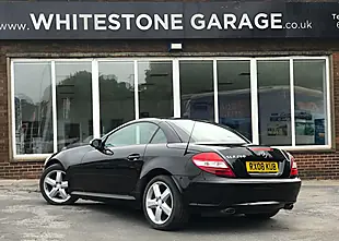 Used 2008 Mercedes-Benz Slk Convertible Black - Interior and Exterior details 5