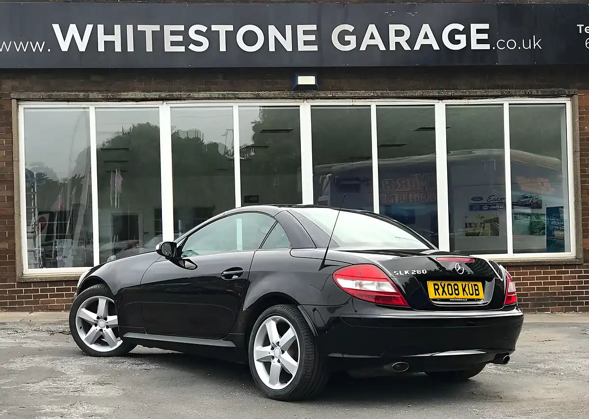 Used 2008 Mercedes-Benz Slk Convertible Black - Interior and Exterior details 5