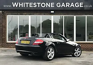 Used 2008 Mercedes-Benz Slk Convertible Black - Interior and Exterior details 6