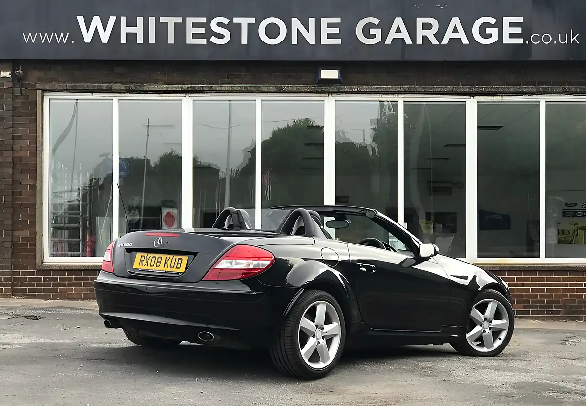 Used 2008 Mercedes-Benz Slk Convertible Black - Interior and Exterior details 6