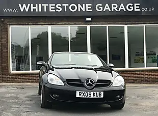 Used 2008 Mercedes-Benz Slk Convertible Black - Interior and Exterior details 8