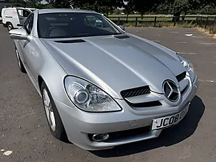 Used 2008 Mercedes-Benz Slk Convertible Silver - Interior and Exterior details 11
