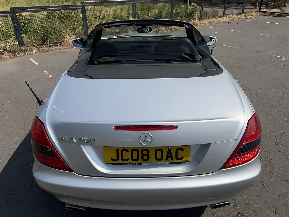 Used 2008 Mercedes-Benz Slk Convertible Silver - Interior and Exterior details 15