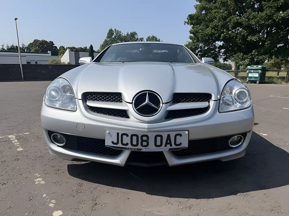 Used 2008 Mercedes-Benz Slk Convertible Silver - Interior and Exterior details 2