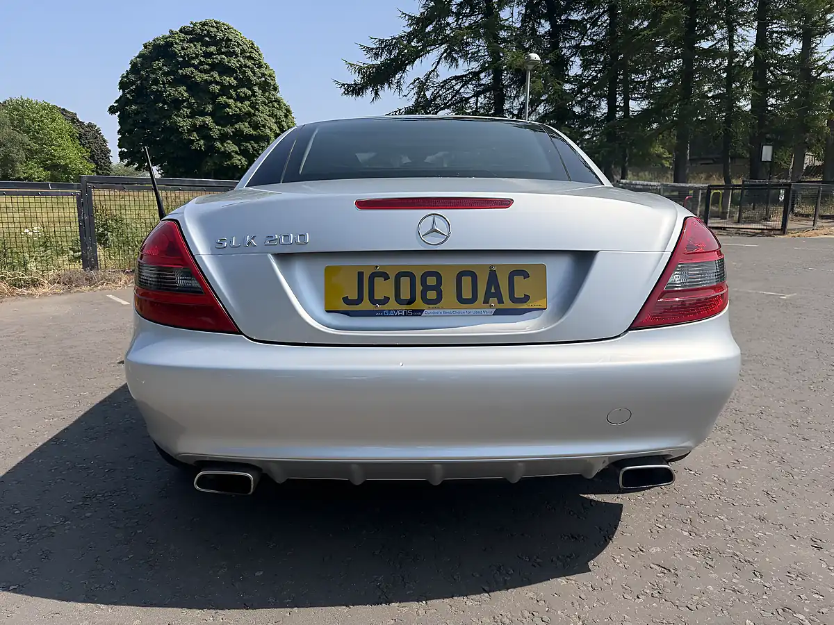 Used 2008 Mercedes-Benz Slk Convertible Silver - Interior and Exterior details 4