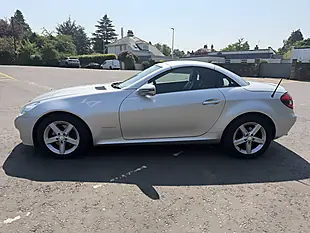 Used 2008 Mercedes-Benz Slk Convertible Silver - Interior and Exterior details 6