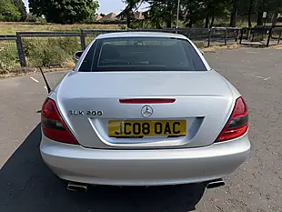 Used 2008 Mercedes-Benz Slk Convertible Silver - Interior and Exterior details 9