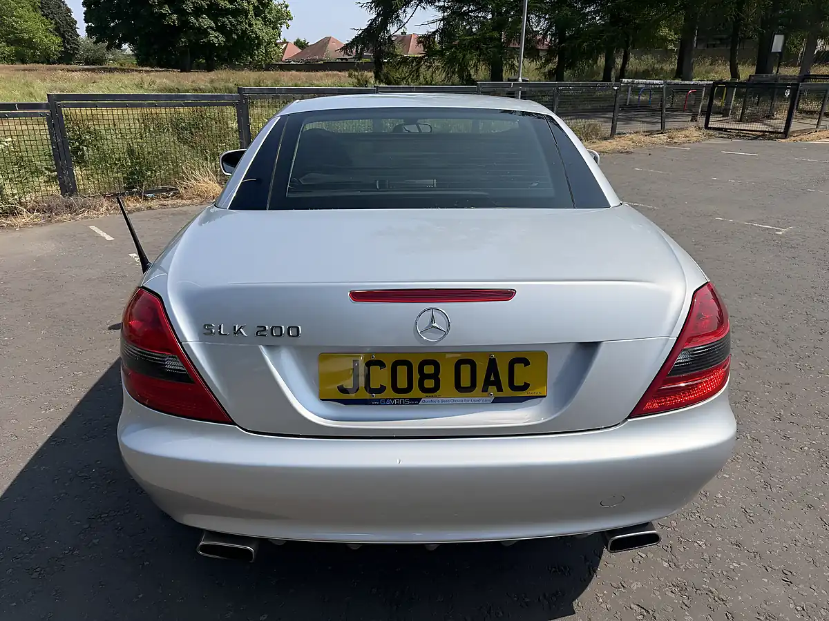 Used 2008 Mercedes-Benz Slk Convertible Silver - Interior and Exterior details 9