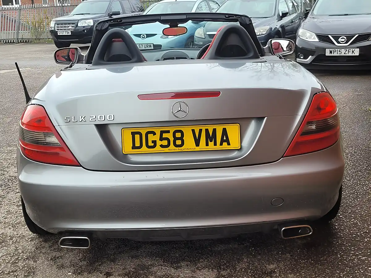 Used 2008 Mercedes-Benz Slk SLK200K Silver - Interior and Exterior details 4