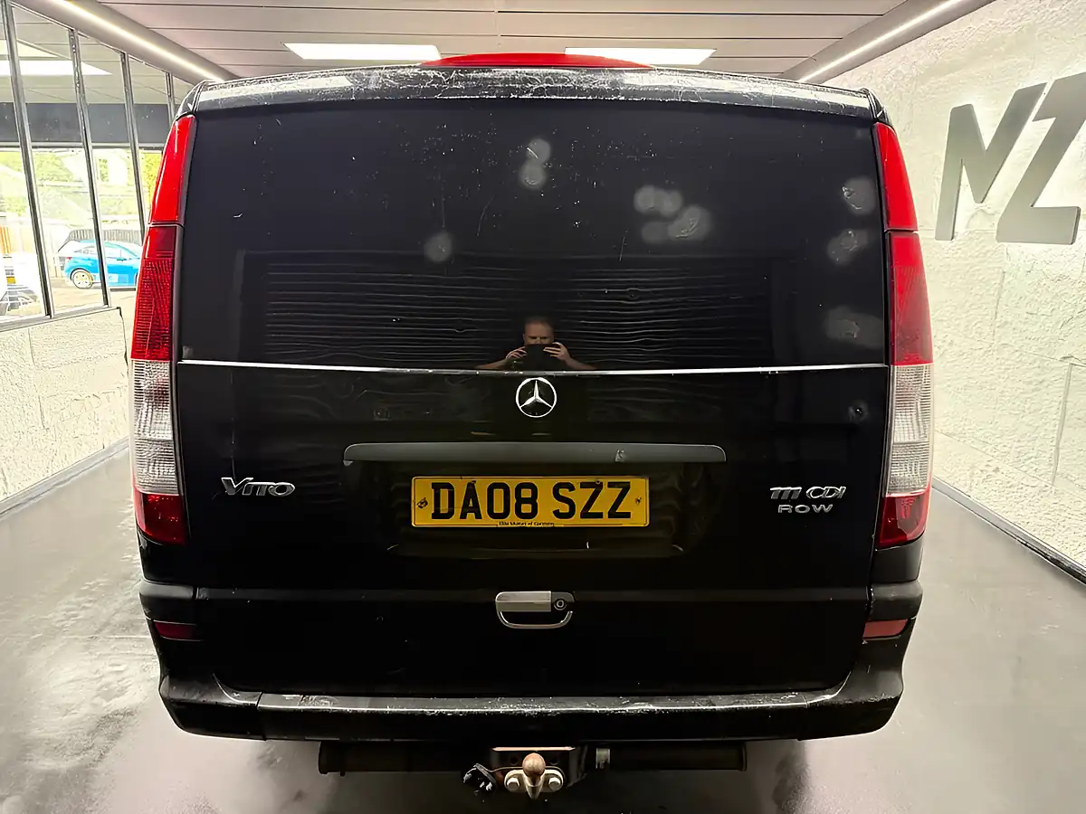 Used 2008 Mercedes-Benz Vito Long Panel Van Lwb Black - Interior and Exterior details 5