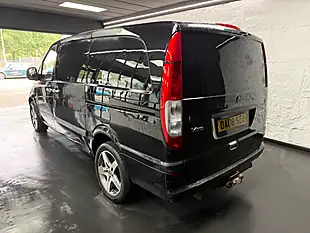 Used 2008 Mercedes-Benz Vito Long Panel Van Lwb Black - Interior and Exterior details 6