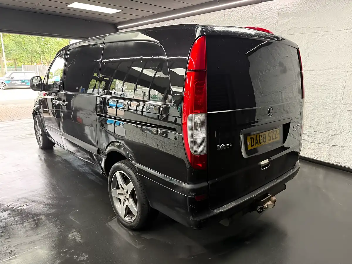 Used 2008 Mercedes-Benz Vito Long Panel Van Lwb Black - Interior and Exterior details 6