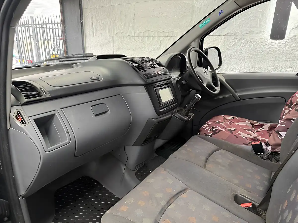 Used 2008 Mercedes-Benz Vito Long Panel Van Lwb Black - Interior and Exterior details 8