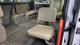 Used 2008 Nissan Elgrand Caravan Twin Mobility Chair Auto Lift White - Interior and Exterior details 13