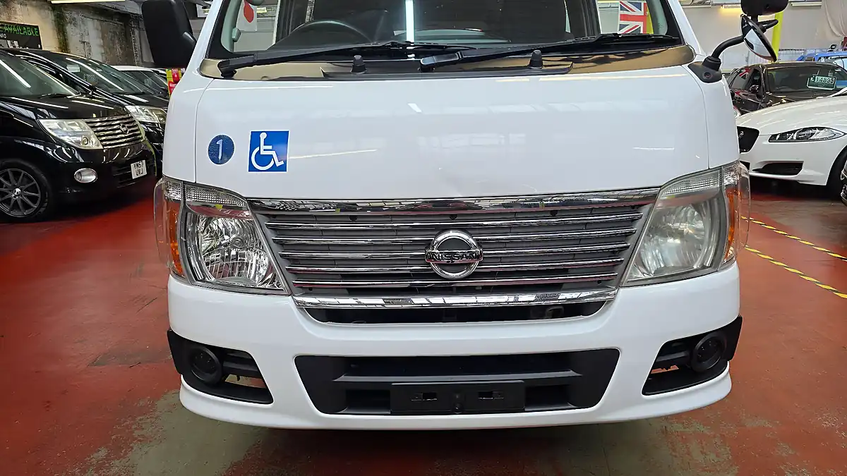 Used 2008 Nissan Elgrand Caravan Twin Mobility Chair Auto Lift White - Interior and Exterior details 17