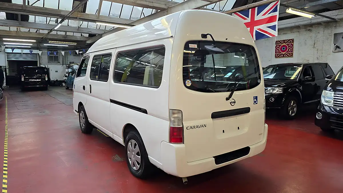 Used 2008 Nissan Elgrand Caravan Twin Mobility Chair Auto Lift White - Interior and Exterior details 18