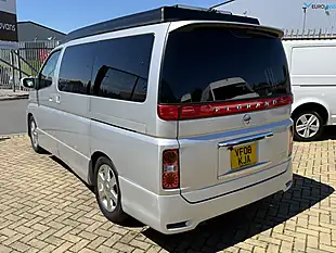Used 2008 Nissan Elgrand Highway Star Jamie Leigh Conversion Silver - Interior and Exterior details 4