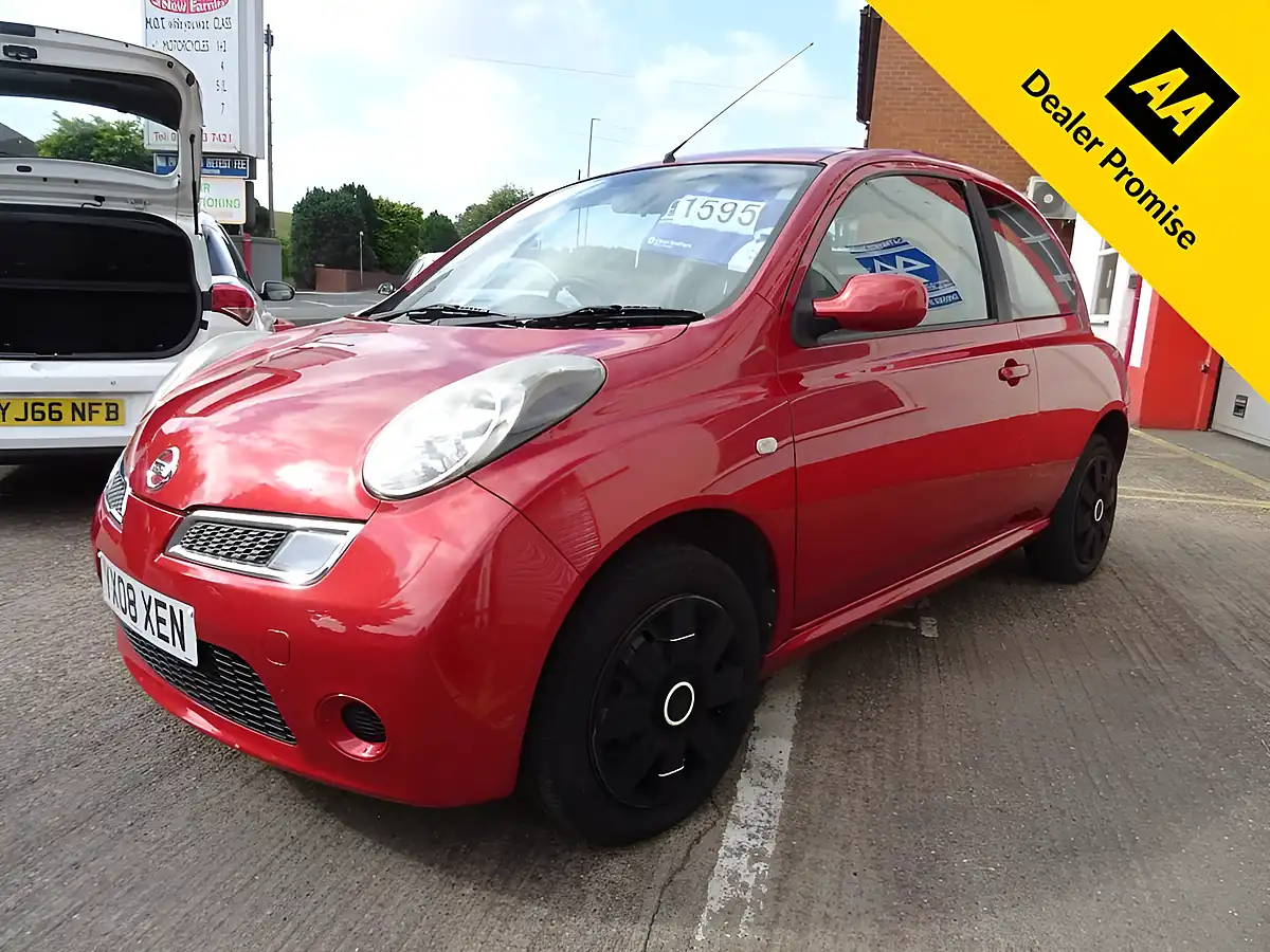 Used 2008 Nissan Micra Acenta Red - Front View