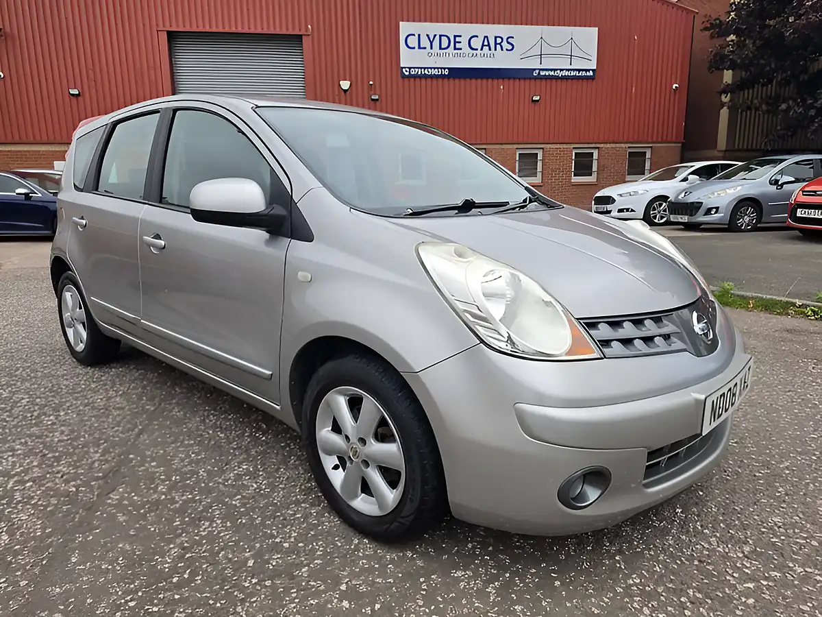 Used 2008 Nissan Note Acenta Silver - Front View