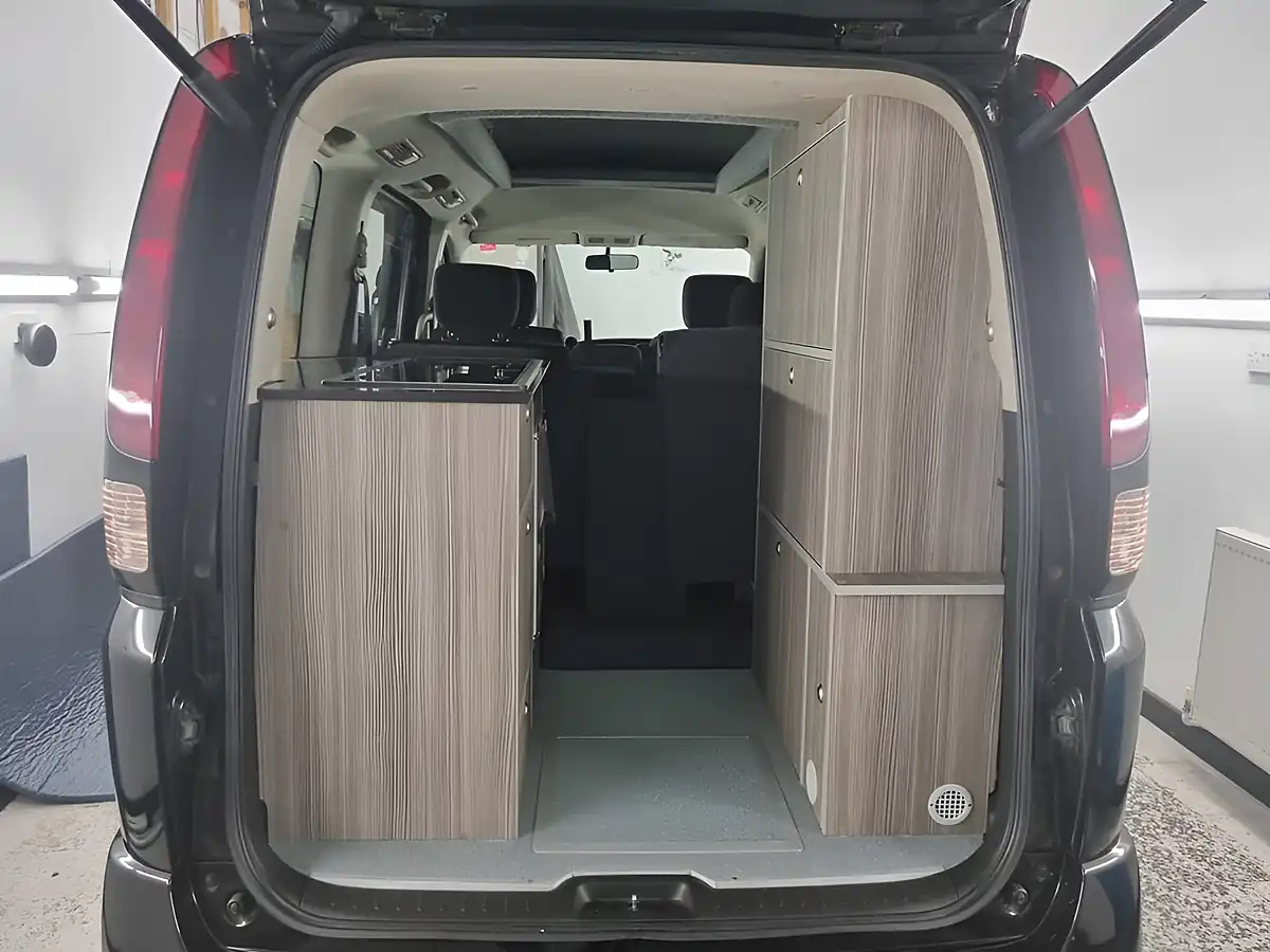 Used 2008 Nissan Serena 2 Berth Micro Camper Black - Interior and Exterior details 11