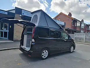 Used 2008 Nissan Serena 2 Berth Micro Camper Black - Interior and Exterior details 2