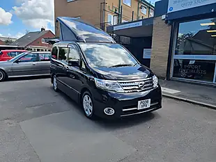 Used 2008 Nissan Serena 2 Berth Micro Camper Black - Interior and Exterior details 3