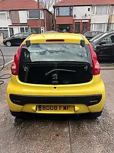 Used 2008 Peugeot 107 Urban Canary Yellow - Interior and Exterior details 10
