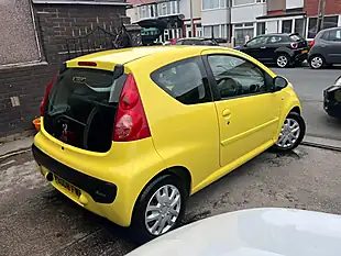 Used 2008 Peugeot 107 Urban Canary Yellow - Interior and Exterior details 4