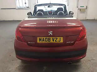 Used 2008 Peugeot 207 Cc Sport Red - Interior and Exterior details 14
