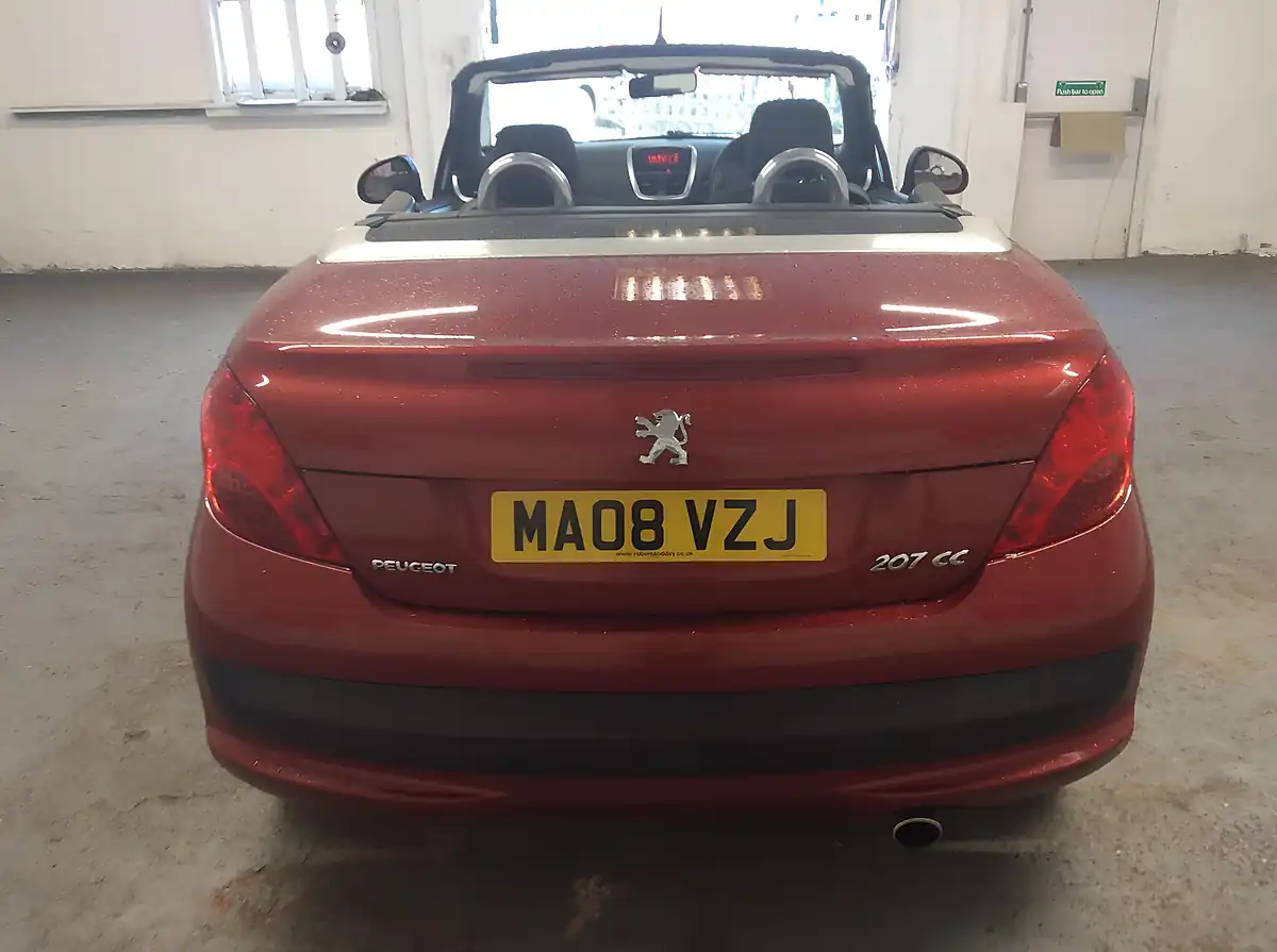 Used 2008 Peugeot 207 Cc Sport Red - Interior and Exterior details 14