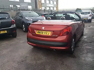 Used 2008 Peugeot 207 Cc Sport Red - Interior and Exterior details 19