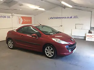 Used 2008 Peugeot 207 Cc Sport Red - Interior and Exterior details 2