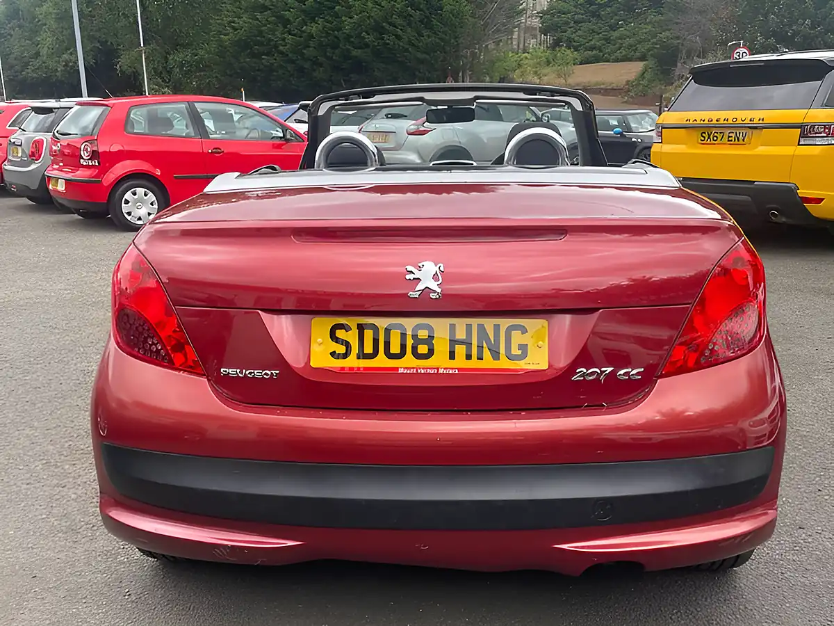 Used 2008 Peugeot 207 Sport Red - Interior and Exterior details 7