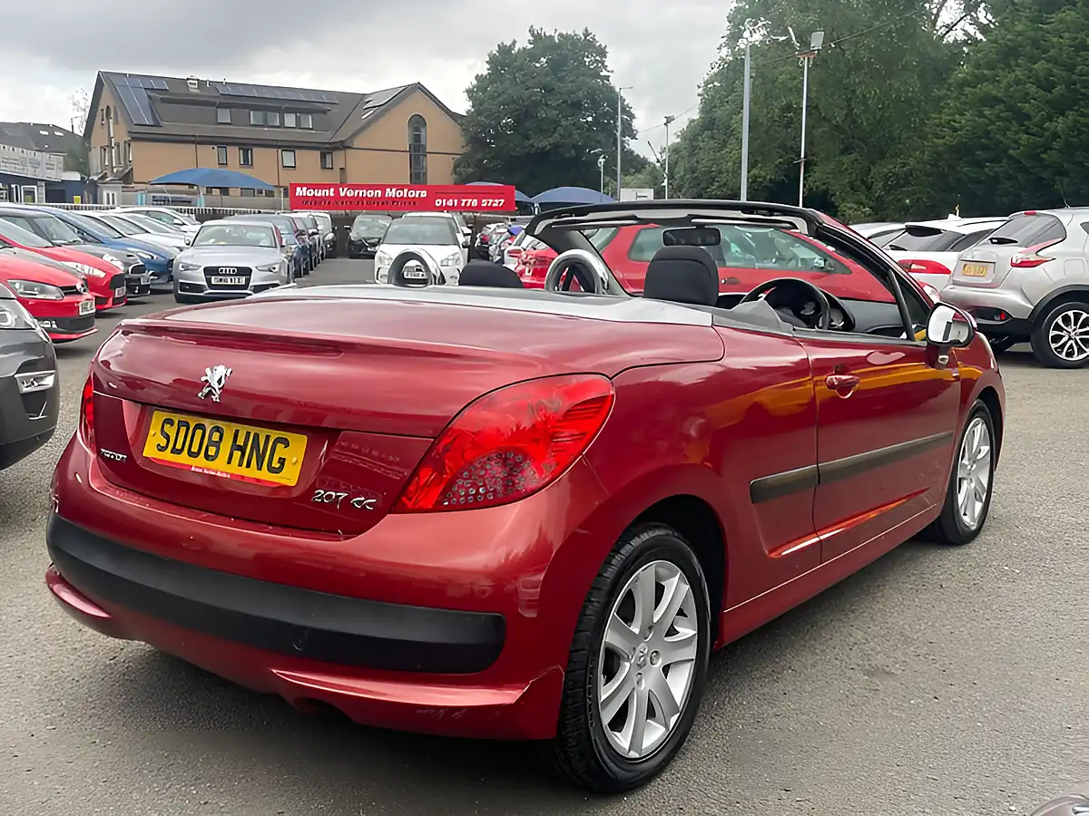 Used 2008 Peugeot 207 Sport Red - Interior and Exterior details 8