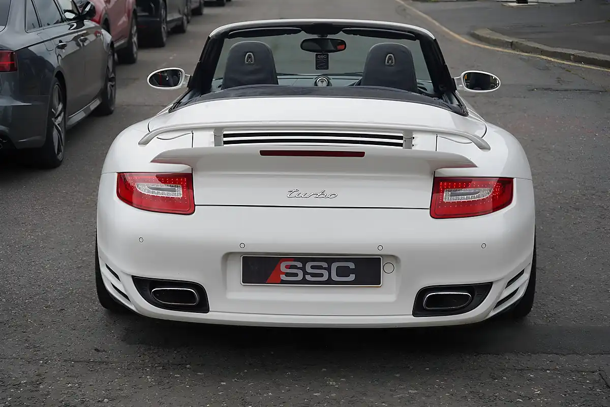 Used 2008 Porsche 911 Turbo Cabriolet White - Interior and Exterior details 10