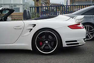 Used 2008 Porsche 911 Turbo Cabriolet White - Interior and Exterior details 11