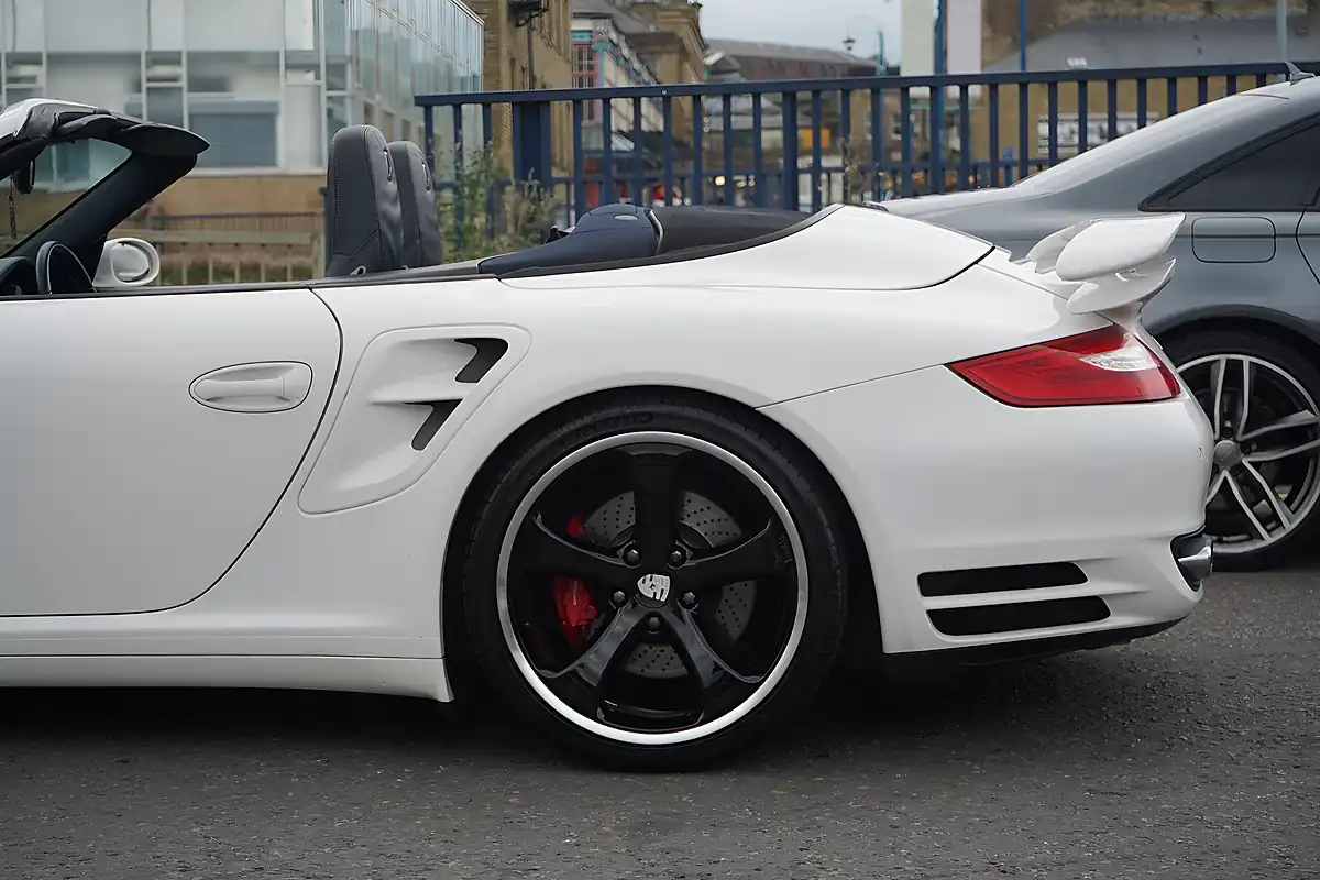 Used 2008 Porsche 911 Turbo Cabriolet White - Interior and Exterior details 11