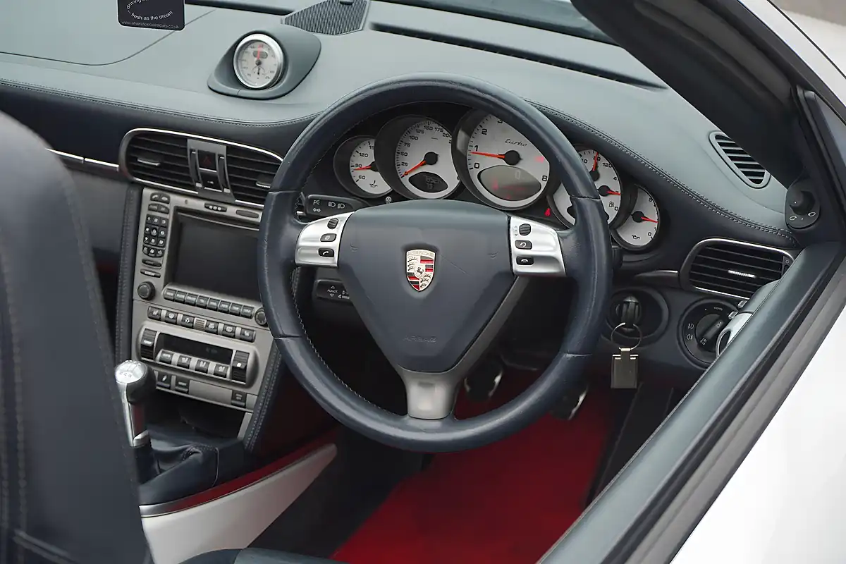 Used 2008 Porsche 911 Turbo Cabriolet White - Interior and Exterior details 14