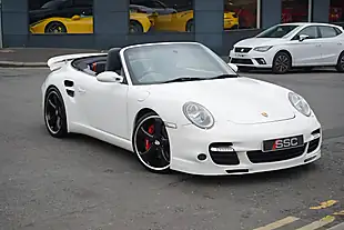 Used 2008 Porsche 911 Turbo Cabriolet White - Interior and Exterior details 5