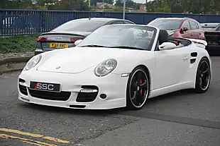 Used 2008 Porsche 911 Turbo Cabriolet White - Interior and Exterior details 8